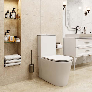 Напольный унитаз Cerutti Santa CT8916 безободковый с крышкой Soft Close