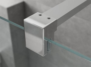 Душевое ограждение Ambassador Walk-in 15031105 / 15031106 / 15031107 / 15031108, 90х200, прозрачный