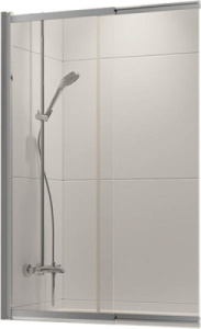 Душевая шторка на ванну New Trendy Sensi P-0037 / P-0038, 85х150, прозрачный