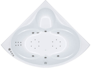 Гидромассажная ванна Triton Сабина Экстра люкс турбо Flat, 160х160