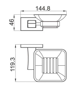 Мыльница Gappo G0702-9