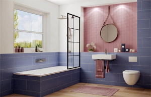 Душевая шторка на ванну Ambassador Bath Screens 16041208 / 16041209, 70х140, прозрачный