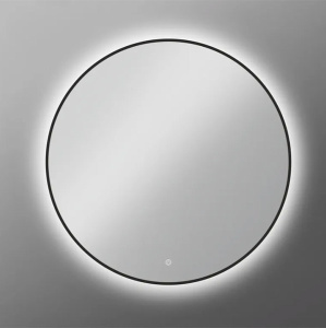 Зеркало Axus Volta Black, 70х70