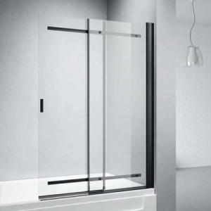 Душевая шторка на ванну Veconi PL-88B, 90х140, прозрачный