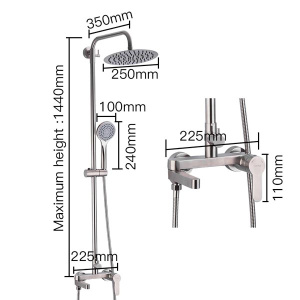 Душевая стойка Gappo G2499-30