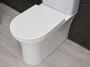 Напольный унитаз Gid Tn2126 с сиденьем Soft Close, белый