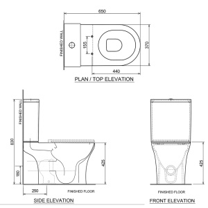 Напольный унитаз Roxen Urban Tornado Bidet 600190-01X Rimless Soft Close с функцией биде, белый