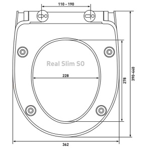 Крышка-сиденье Berges Real Slim SO Black 010403 с микролифтом