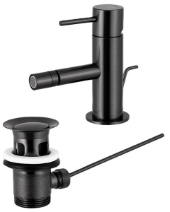 Смеситель для биде Remer X Style X20CFP / X20NO, черный матовый