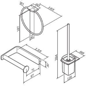 Набор аксессуаров AM.PM Inspire V2.0 AK50T0803W