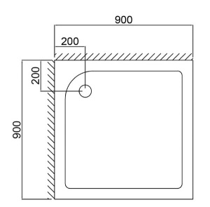 Душевой поддон Aquabath ABS290