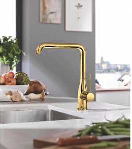 Смеситель для кухонной мойки Grohe Essence New 30269A00 / 30269AL0 / 30269DA0 / 30269GL0 / 30269GN0, темный графит глянец