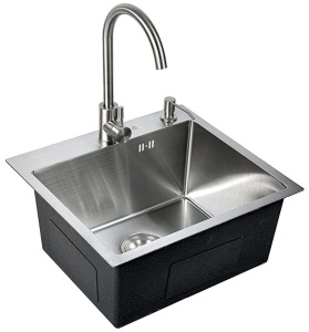 Кухонная мойка Avina HM4848 с коландером и дозатором