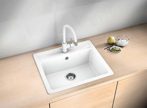Смеситель для кухонной мойки Blanco Mida-S Silgranit с выдвижным изливом