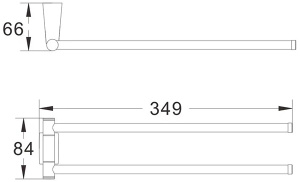 Держатель для полотенец Shevanik SG5707T
