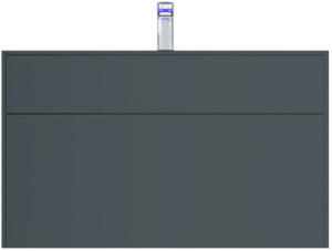 Тумба под умывальник AM.PM Inspire V2.0 80 / 100 подвесная графит матовый, 100, графит матовый