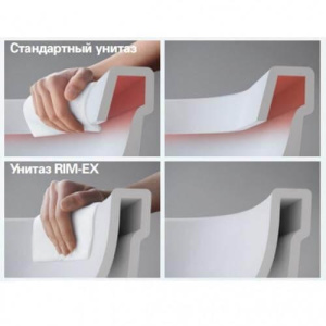 Подвесной унитаз Vitra D-Light Rim-ex 5911B003-1086 с бачком для чистящей жидкости, белый