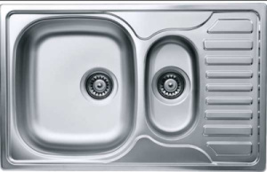 Кухонная мойка Kromevye Oberon EC 174 D, 78х49, декор