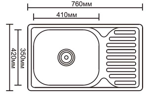Кухонная мойка Ledeme L97642