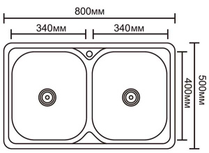 Кухонная мойка Ledeme L98050B