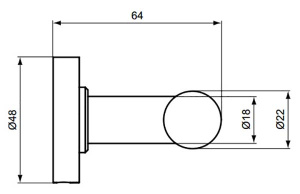 Крючок Ideal Standard IOM A9116AA