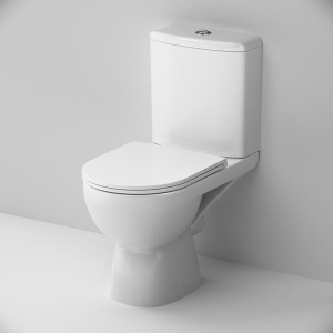 Напольный унитаз AM.PM Gem FlashClean C908600SC с сиденьем Soft Close, белый