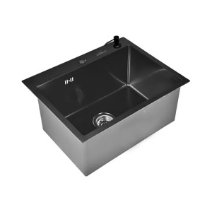 Кухонная мойка Wisent WS-35848B+ WW405B+W302644B с коландером и дозатором