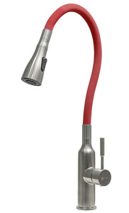 Смеситель для кухонной мойки Lemark Expert LM5082S-Red