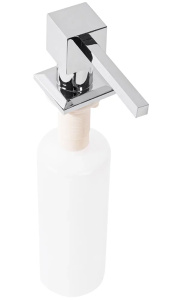 Дозатор для моющих средств Rea chrome square BAT-05011