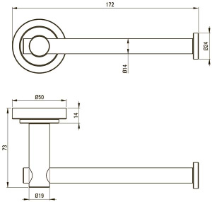 Держатель для туалетной бумаги Deante Temisto Brass ADT_M211
