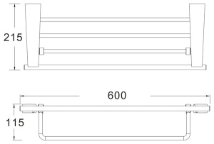 Держатель для полотенец Shevanik SG5708