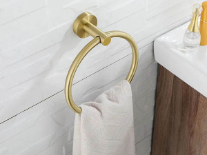 Держатель для полотенец Rea Mist 05 gold 80029