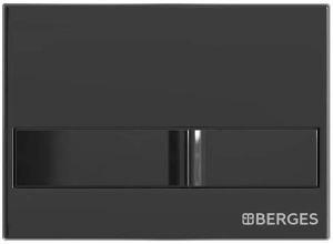 Кнопка для инсталляции Berges Novum L5 040015 / L6 040016, черный глянцевый