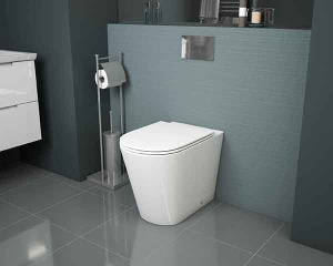 Приставной унитаз Grossman GR-PR4450S безободковый с крышкой Slim