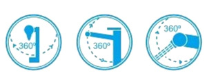 Смеситель для умывальника Ledeme L1055-17