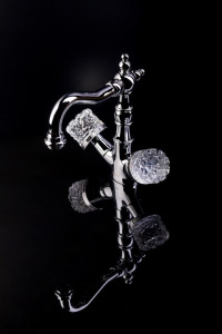 Смеситель для умывальника Boheme Crystal 272-CRST