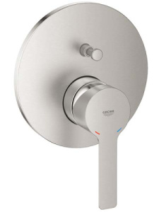 Смеситель скрытого монтажа Grohe Lineare 24095001 / 24095DC1 (3 функции), суперсталь