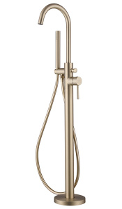 Смеситель для ванны Abber Wasser Kreis AF8115G / AF8115RG напольный, розовое золото