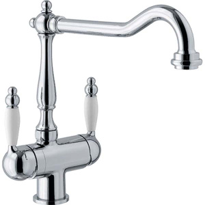 Смеситель для кухонной мойки Franke Old England Clear Water с фильтрацией, бронза