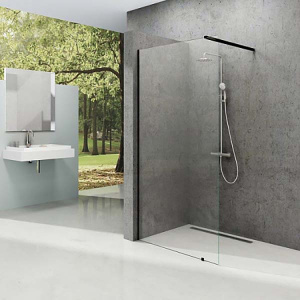 Душевое ограждение Ravak ST Walk-in Wall профиль черный, 90х200, Transparent