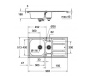 Кухонная мойка Grohe K400+ 31569SD0 оборачиваемая