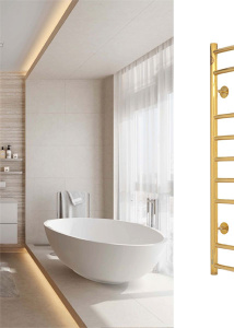 Полотенцесушитель Gloss&Reiter Raduga Л Д9 G1 Gold нижнее подключение