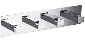 Планка с крючками Timo Selene 10014/00 / 10015/00, 23 см 4 крючка, хром