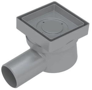 Душевой трап Berges Wasserhaus Trend Keramik, 10х10 см