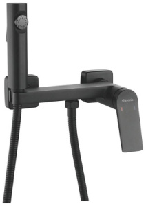 Смеситель для биде Shevanik S4105H-1 / S4105T-1, черный матовый