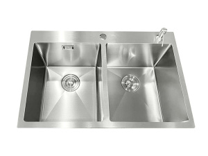 Кухонная мойка Stellar Evier S7850-2S Decor с коландером и дозатором