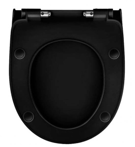Крышка-сиденье Berges Real Slim SO Black 010403 с микролифтом