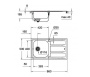 Кухонная мойка Grohe K400 31566SD0 оборачиваемая