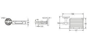 Мыльница Rose RG1004Q