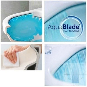 Подвесной унитаз Ideal Standard Connect Air AquaBlade E005401 безободковый, белый
